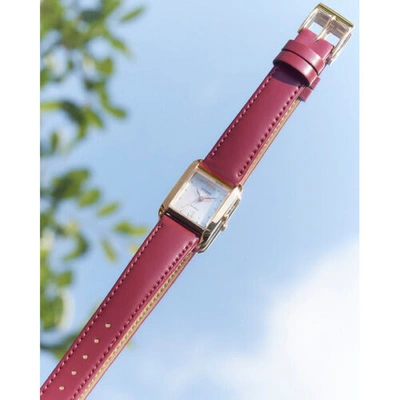 Pre-owned Citizen Ew5593-64d [eco-drive Square Collection With A Spare Band]