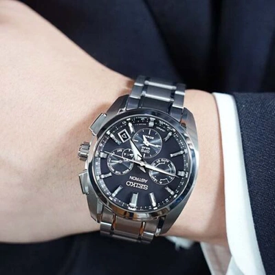 Pre-owned Seiko Sbxc067 [astron Global Line Sport 5x Titanium