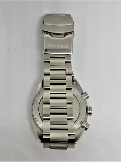 Pre-owned Detroit Mint Speedy Chronograph- Brushed Chrome Silver Pogue Seiko Vk61