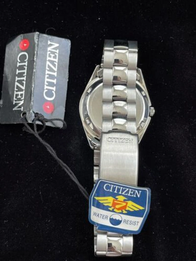 Pre-owned Citizen Nh3120-56ab Automatic Men Wristwatch Stainless Steel
