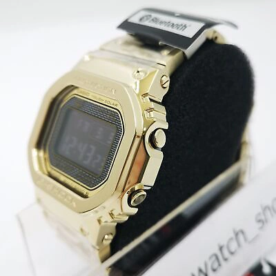 Pre-owned Casio G-shock Gmw-b5000gd-9jf Solar Radio Men's Watch Bluetooth In Box