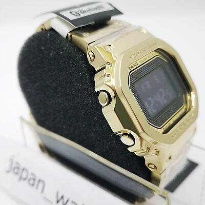 Pre-owned Casio G-shock Gmw-b5000gd-9jf Solar Radio Men's Watch Bluetooth In Box