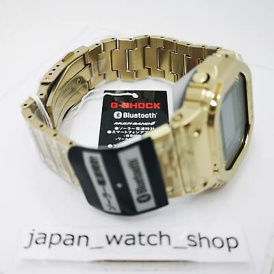 Pre-owned Casio G-shock Gmw-b5000gd-9jf Solar Radio Men's Watch Bluetooth In Box