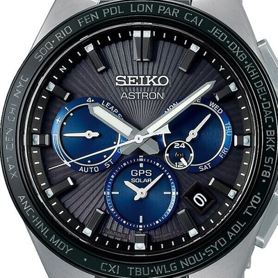 Pre-owned Seiko Astron Nexter 2nd Collection Nova Sbxc119 Men's Watch Gps Black 2022