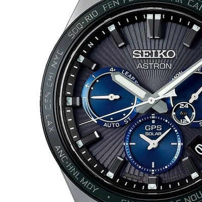 Pre-owned Seiko Astron Nexter 2nd Collection Nova Sbxc119 Men's Watch Gps Black 2022