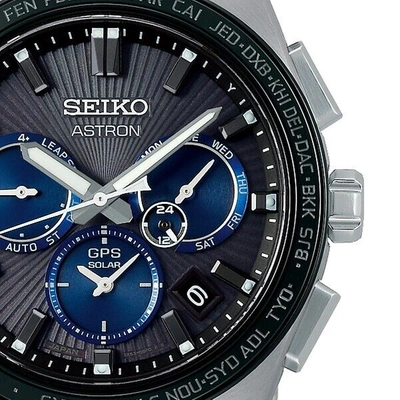 Pre-owned Seiko Astron Nexter 2nd Collection Nova Sbxc119 Men's Watch Gps Black 2022