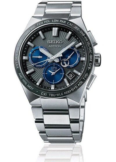 Pre-owned Seiko Astron Nexter 2nd Collection Nova Sbxc119 Men's Watch Gps Black 2022