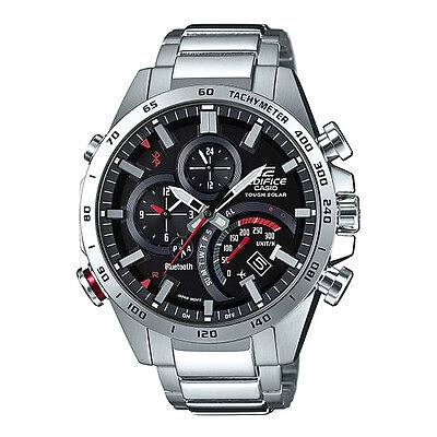 Pre-owned Casio Edifice Eqb-501xd-1ajf Bluetooth Sport Solar Men`s Watch Eqb-501xd-1a