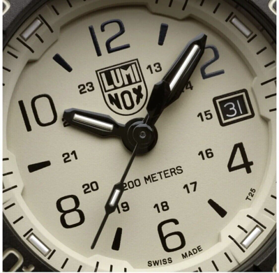 Pre-owned Luminox Xs.3251.cbnsf.set Navy Seal Foundation 45 Diver Watch Sapphire Crystal