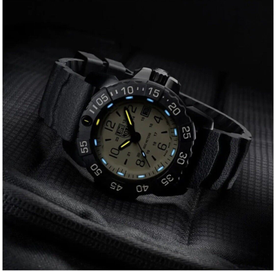 Pre-owned Luminox Xs.3251.cbnsf.set Navy Seal Foundation 45 Diver Watch Sapphire Crystal