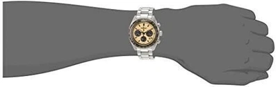 Pre-owned Seiko Prospex Sbdl089 Speedtimer Beige Solar Chronograph Men Watch..jp