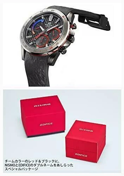 Pre-owned Casio Watch Edifice Solar Nismo Limited Edition Eqs-930nis-1ajr Men's Black..jp