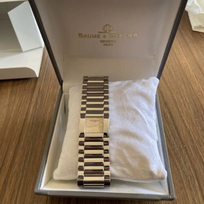 Pre-owned Baume Et Mercier Brand Authentic Baume & Mercier Stainless Steel Quartz Watch