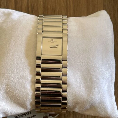 Pre-owned Baume Et Mercier Brand Authentic Baume & Mercier Stainless Steel Quartz Watch