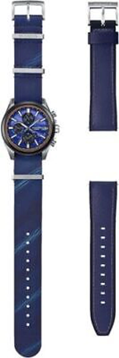 Pre-owned Casio Oceanus Ocw-t4000ale-2ajr Indigo Solar Radio Men's Watch Bluetooth