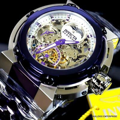 Pre-owned Invicta Reserve X-wing Automatic Day/night Moon Phase Skeletonized Watch