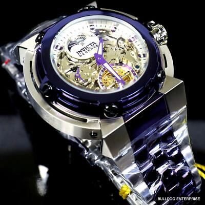 Pre-owned Invicta Reserve X-wing Automatic Day/night Moon Phase Skeletonized Watch