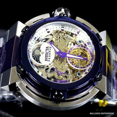 Pre-owned Invicta Reserve X-wing Automatic Day/night Moon Phase Skeletonized Watch
