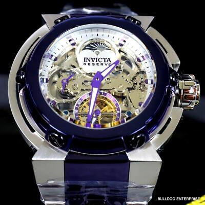 Pre-owned Invicta Reserve X-wing Automatic Day/night Moon Phase Skeletonized Watch