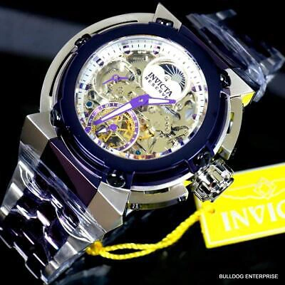 Pre-owned Invicta Reserve X-wing Automatic Day/night Moon Phase Skeletonized Watch