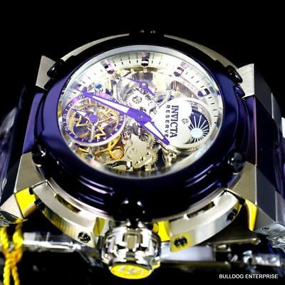 Pre-owned Invicta Reserve X-wing Automatic Day/night Moon Phase Skeletonized Watch