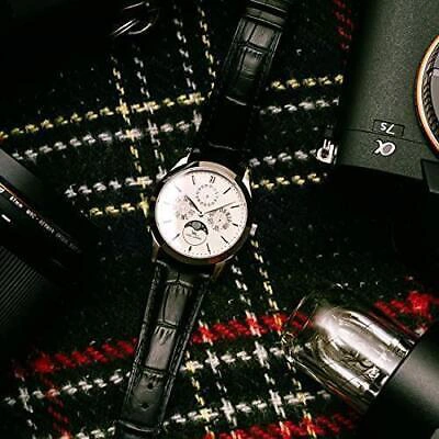 Pre-owned Karl-leimon Wristwatch Cpwh01 Moonphase Classic Pioneer Analog Date Calendar