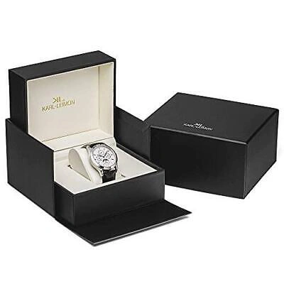 Pre-owned Karl-leimon Wristwatch Cpwh01 Moonphase Classic Pioneer Analog Date Calendar
