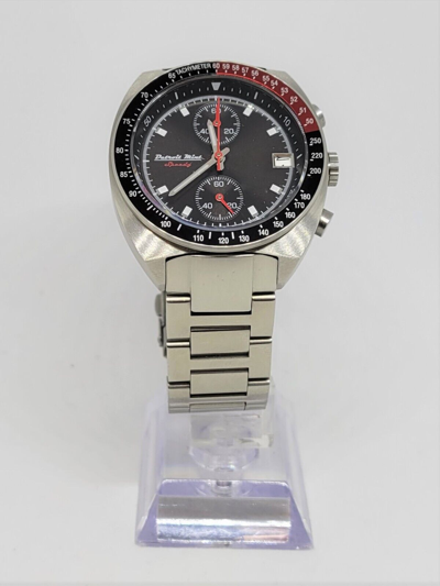 Pre-owned Detroit Mint Speedy Chronograph- Black Tire Dial Seiko Vk61