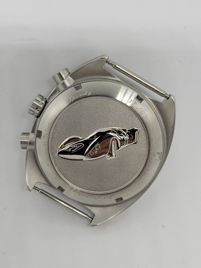 Pre-owned Detroit Mint Speedy Chronograph- Black Tire Dial Seiko Vk61