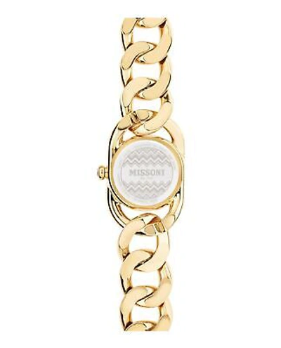 Pre-owned Missoni Womens Champagne 22.8 Mm  Gioiello Watch Mwsl00421