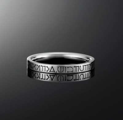 Pre-owned Square Enix Nier Automata Gestalt/replicant Silver Ring Sv925 Figure Japan Size