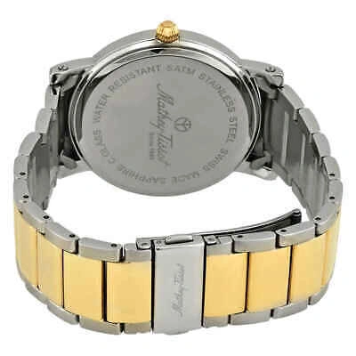 Pre-owned Mathey-tissot City Metal Gold Dial Men's Watch Hb611251mbdi