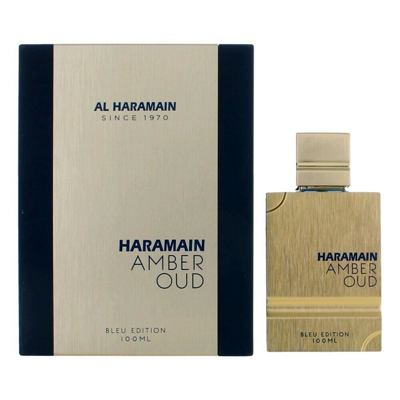 Shop Al Haramain Amber Oud Blue Edition Mens Cosmetics 6291100130146 In Amber / Blue / Pink