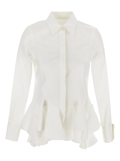 Shop Givenchy White Flaps Shirt