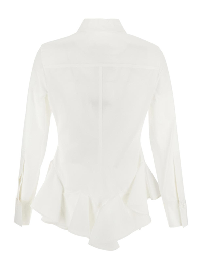 Shop Givenchy White Flaps Shirt