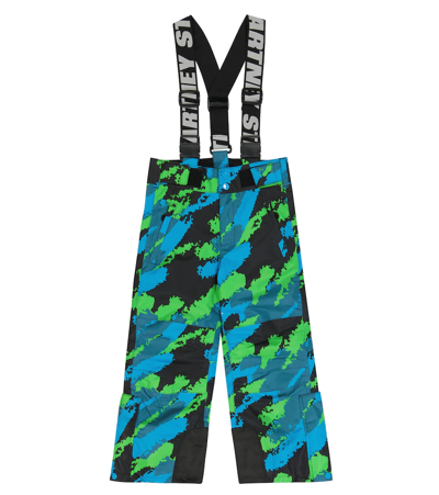 Shop Stella Mccartney Camouflage Ski Pants In Nero/multicolor