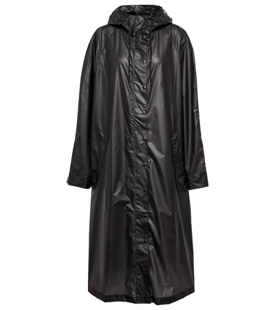 Shop Wardrobe.nyc Hooded Raincoat In Black
