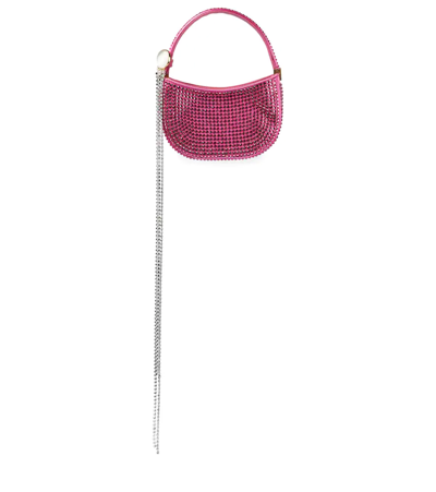 Shop Magda Butrym Vesna Micro Embellished Shoulder Bag In Pink