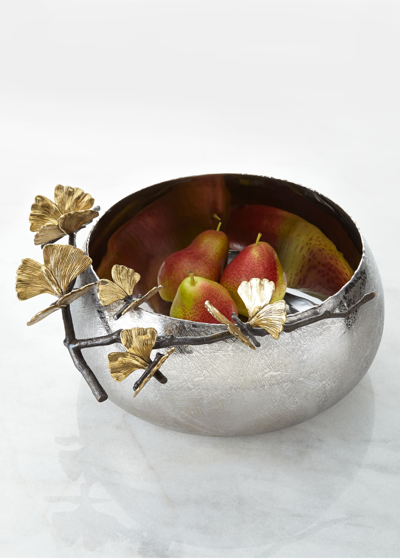 Shop Michael Aram Butterfly Ginkgo Bowl In Gold