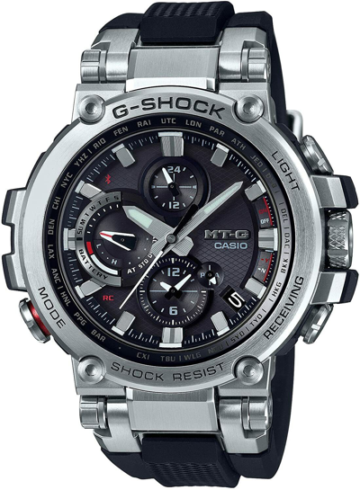 Pre-owned Casio G-shock Mtg-b1000-1ajf Bluetooth Men's Watch Japan Black Silver