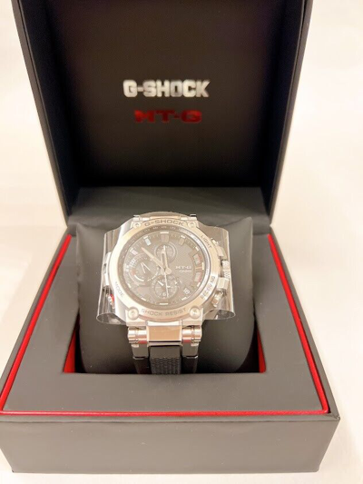 Pre-owned Casio G-shock Mtg-b1000-1ajf Bluetooth Men's Watch Japan Black Silver