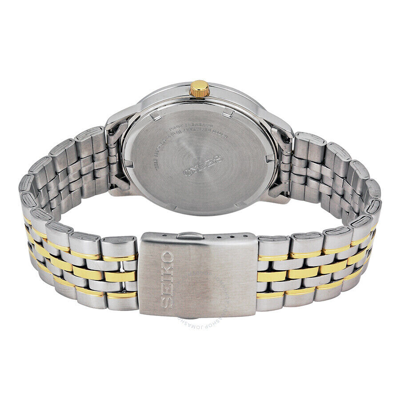 Pre-owned Seiko Bracelet Men's Watch Sur033 Two-tone Stainless Steel Japanese Quartz Wrist