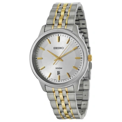 Pre-owned Seiko Bracelet Men's Watch Sur033 Two-tone Stainless Steel Japanese Quartz Wrist