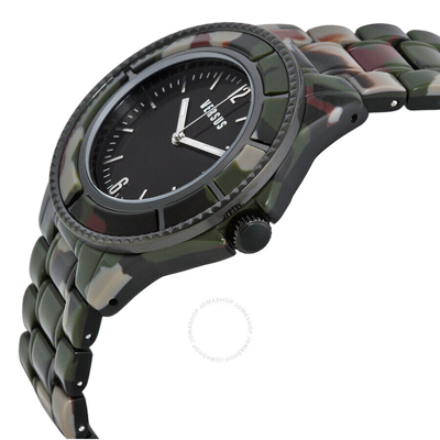 Pre-owned Versace Versus  Tokyo Sof030014 Unisex Watch 42mm Camo Japanese Quartz Wristwatch