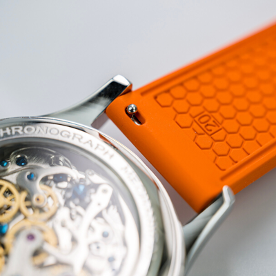 Pre-owned Sugess Watch Orange Lightning Chrono V2 Racing Seagull 1963 Swan Neck Chrono