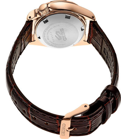 Pre-owned Seiko 5 Sports Collection Sre006 Women's Rose Gold Automatic Watch