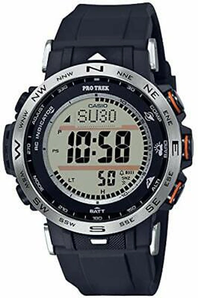Pre-owned Protrek (purotorekku) Casio Pro Trek Prw-30-1ajf Solar Radio Men's Watch In Box