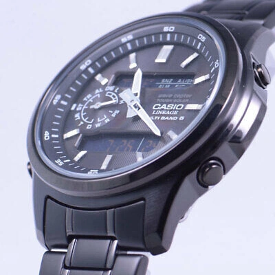 Pre-owned Casio International Warranty Lcw-m300db-1ajf Lineage Solar Radio Men's Watch