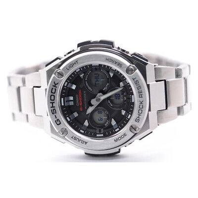 Pre-owned Casio International Warranty Gst-w310d-1ajf G-shock G-steel Radio Solar Men's Watch