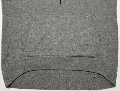 Pre-owned Skull Cashmere Boa Wool Cashmere Hoodie Sweater Dress, Grey Size Xs,s,m $391 In Mid Heather Grey